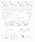 Controls Flywheel Brake Governor Spring Ignition Diagram and Parts List for 122672-0156-B1  Briggs and Stratton Engine